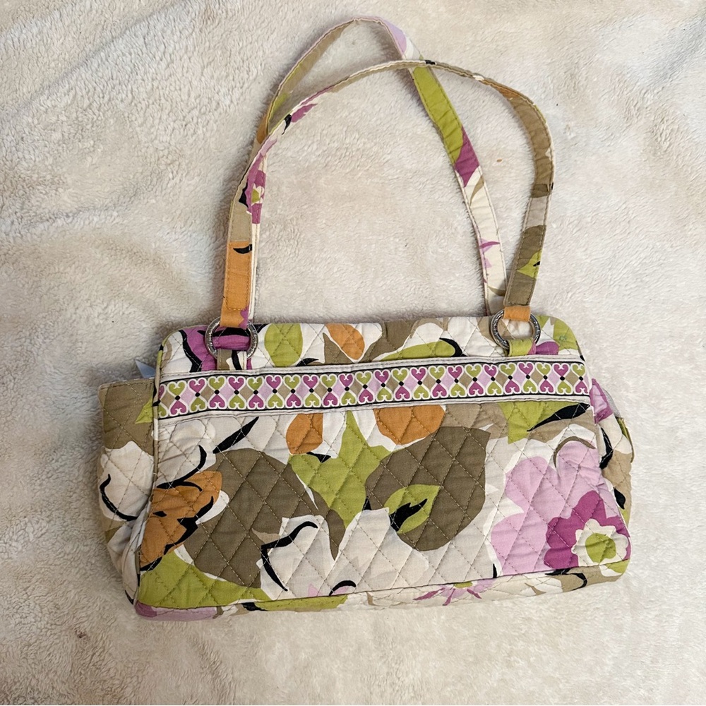 Vera Bradley Quilted Shoulder Bag Purse Portobello Road collection